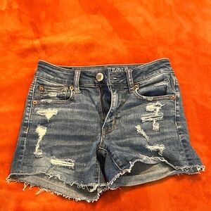 American Eagle Outfitters Distressed Denim Shorts